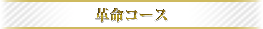 革命コース【限定40名】