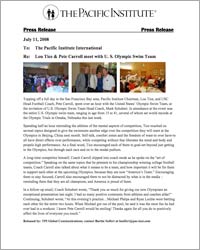 オリンピックアメリカ水泳チームがPX2を履修