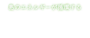 島のエネルギーが循環する